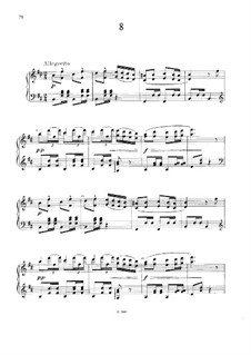 Silhouettes, B.32 Op.8: No.8-12 by Antonín Dvořák