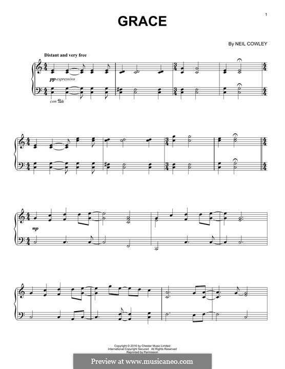 Grace (Neil Cowley Trio): For piano by Neil Cowley