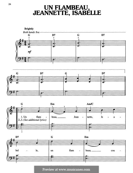 Un Flambeau, Jeanette, Isabelle: Un Flambeau, Jeanette, Isabelle by folklore