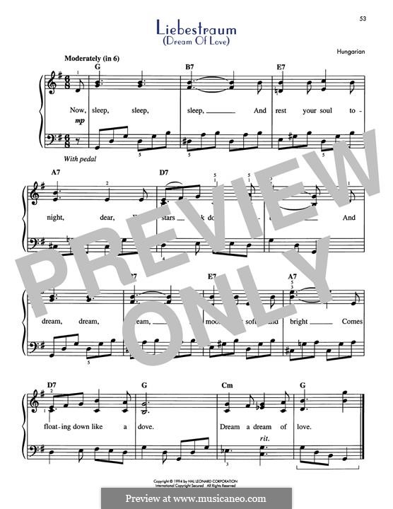 Nocturne No.3: For piano by Franz Liszt