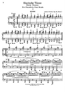 Book I: For piano four hands by Antonín Dvořák