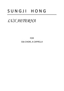 Lux Aeterna: SSA choir by Sungji Hong