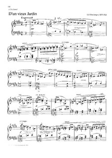 D'un vieux jardin: For piano by Lili Boulanger