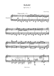 Lyric Pieces, Op.71: No.3 Puck by Edvard Grieg