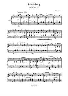 Lyric Pieces, Op.71: No.7 Remembrances by Edvard Grieg