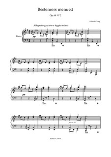 Lyric Pieces, Op.68: No.2 Grandmother's Minuet by Edvard Grieg