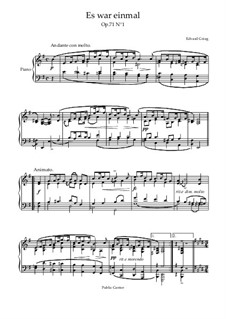 Lyric Pieces, Op.71: No.1 Once Upon a Time by Edvard Grieg