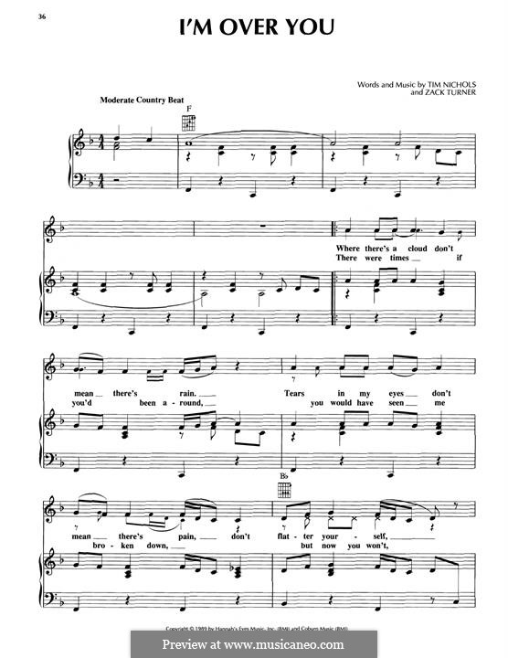 I'm Over You (Keith Whitley): I'm Over You (Keith Whitley) by Tim Nichols, Zack Turner