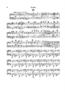 String Quartet No.13 in G Major, B.192 Op.106: Movements III-IV. Version for piano four hands by Antonín Dvořák