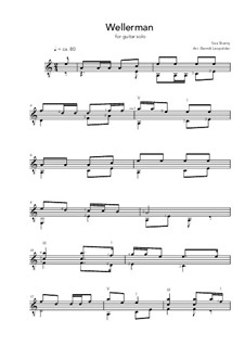 Wellerman: For guitar by folklore