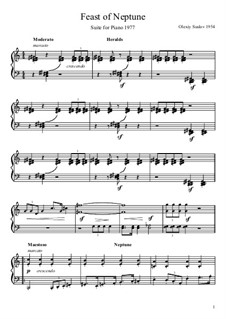 Feast of Neptune: Suite for Piano, Part 3,4 by Olexiy Suslov