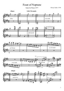 Feast of Neptune: Suite for Piano, Part 5, 6 by Olexiy Suslov