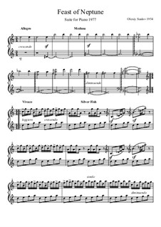 Feast of Neptune: Suite for Piano, complete set by Olexiy Suslov