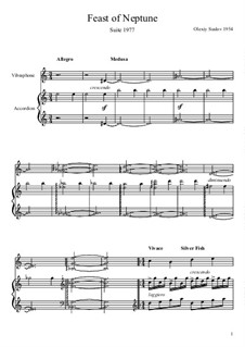 Feast of Neptune: Suite for Accordion and Vibraphone Part 1, 2 by Olexiy Suslov