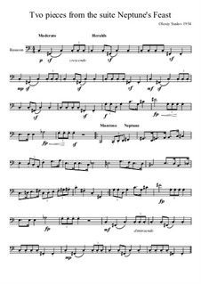 Feast of Neptune: Suite for Bassoon Part 3, 4 by Olexiy Suslov