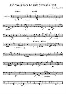 Feast of Neptune: Suite for Violoncello Part 3, 4 by Olexiy Suslov