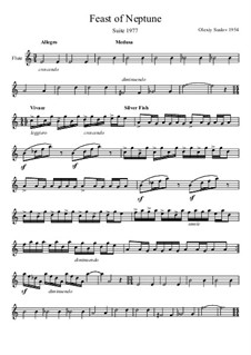 Feast of Neptune: Suite for Flute Part 1, 2 by Olexiy Suslov