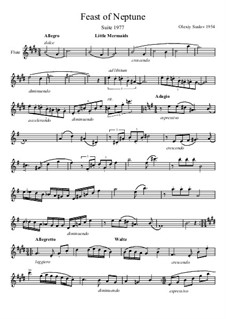 Feast of Neptune: Suite for Flute Part 5, 6 by Olexiy Suslov