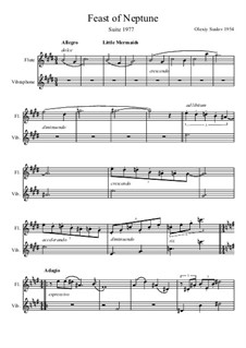 Feast of Neptune: Suite for Flute and Vibraphone Part 5, 6 by Olexiy Suslov