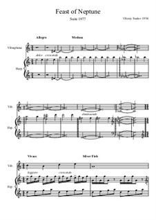 Feast of Neptune: Suite for Harp and Vibraphone Part 1, 2 by Olexiy Suslov