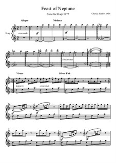 Feast of Neptune: Suite for Harp Part 1, 2 by Olexiy Suslov