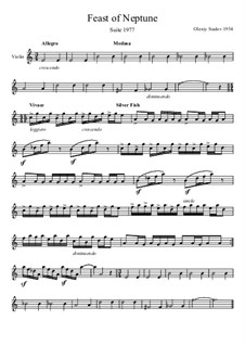 Feast of Neptune: Suite for Violin Part 1, 2 by Olexiy Suslov