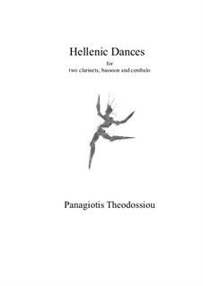 Hellenic Dances: For two clarinets, bassoon and cembalo, Op.47i by Panagiotis Theodossiou