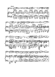 Sonata for Violin and Piano No.3 in D Minor, Op.108: Movement II by Johannes Brahms