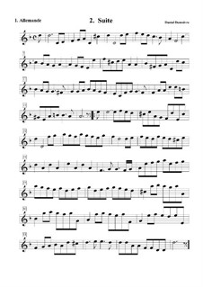 Suite No.2 in F Major: No.1 Allemande by Daniel Demoivre