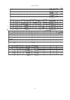 Suite for Orchestra: Full Score by Seraj Rohanifard
