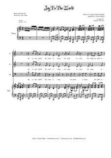 Vocal version: SAB by Georg Friedrich Händel