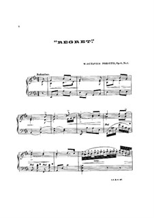 Regret, Op.6 No.1: For piano by Wesley Octavius Forsyth