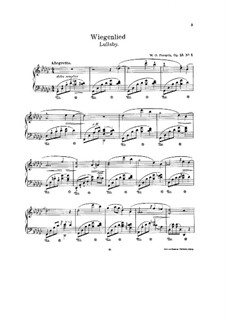 Lullaby, Op.12 No.1: For piano by Wesley Octavius Forsyth