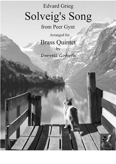 Suite No.2. Solveig's Song: For brass quintet by Edvard Grieg