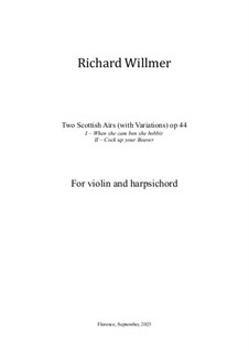 Two Scottish Airs (with Variations), Op.44: Two Scottish Airs (with Variations) by Turlough O'Carolan, Richard Willmer