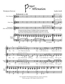 Prayer of Affirmation: Prayer of Affirmation by Stephen Smith