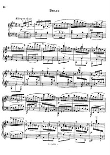 Suite on the Name 'Sascha', Op.2: Waltz by Alexander Glazunov