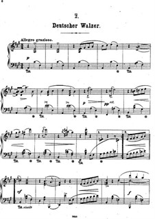 Aus meinem Skizzenbuch, Op.29: Nr.2 Deutscher Walzer by Theodor Kirchner