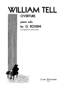 Overture: For piano by Gioacchino Rossini