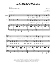 Jolly Old St. Nicholas: Vocal Quartet - SATB by folklore
