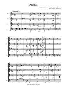 Alcohol: For wind quartet by David W Solomons