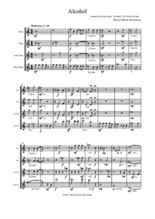 Alcohol: For flute quartet by David W Solomons