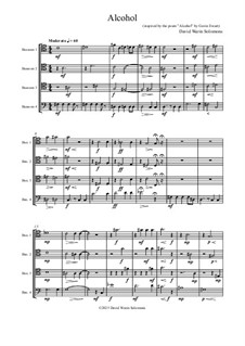 Alcohol: For 4 bassoons by David W Solomons