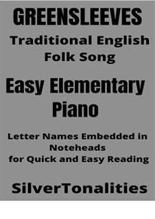Piano version: For easy elementary piano by folklore