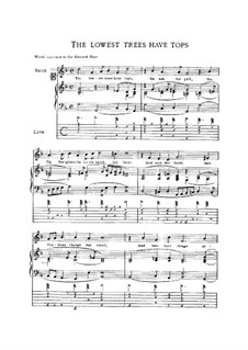 The Lowest Trees Have Tops: For voice and lute by John Dowland