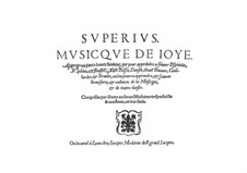 Musicque de Joye: Voice part by Jacques Moderne