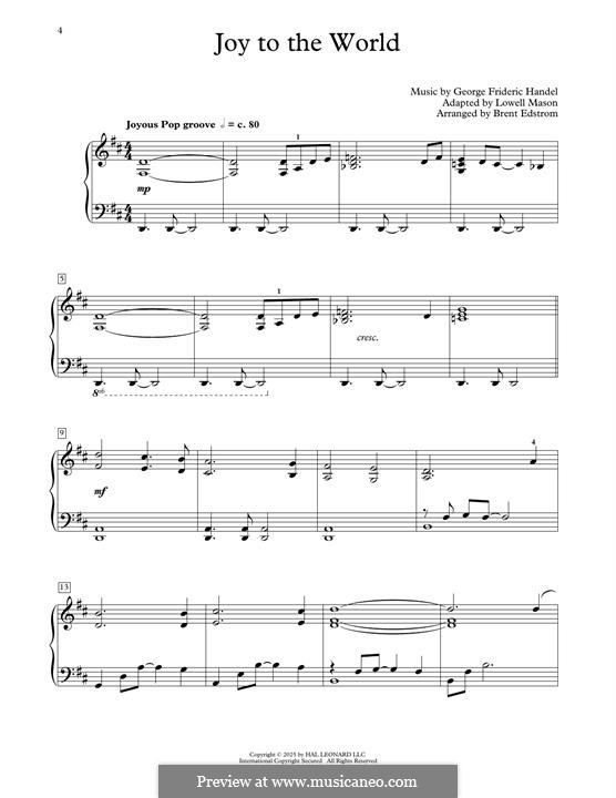 Piano version: For a single performer by Georg Friedrich Händel