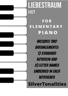 Nocturne No.3: For elementary piano by Franz Liszt