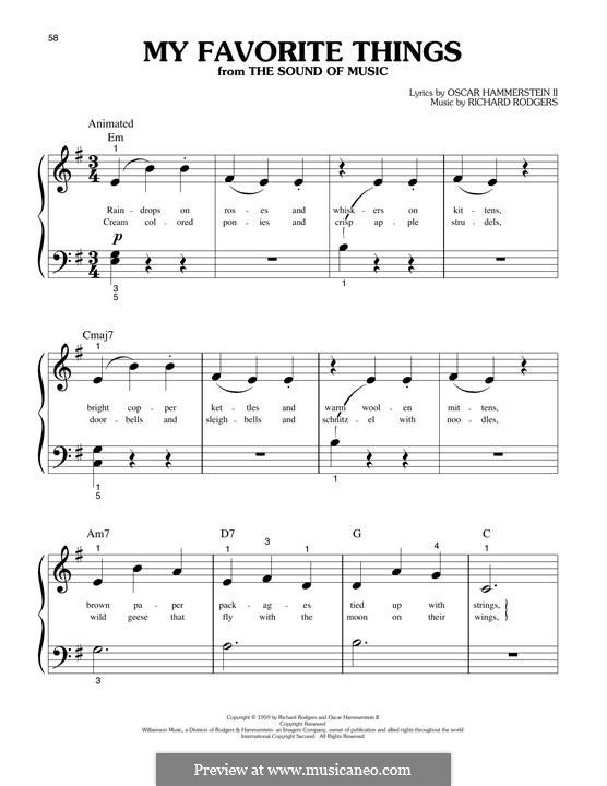 Piano version: For a single performer by Richard Rodgers