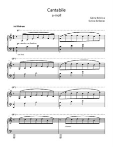 Pieces in Old Style. Cantabile: Pieces in Old Style. Cantabile by Galina Bobrova